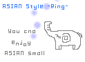 ASIAN Style-Ring- Home
